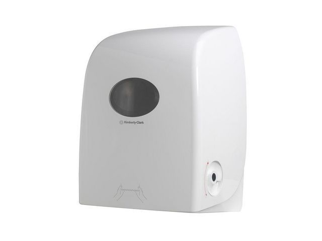 AQUARIUS Handdoek dispenser op rolwit, 25 cm doek